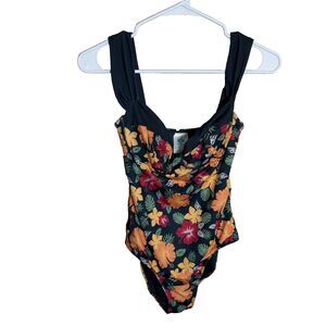 Disney Parks Bathing Suit Women's XS Floral One-Piece Swim